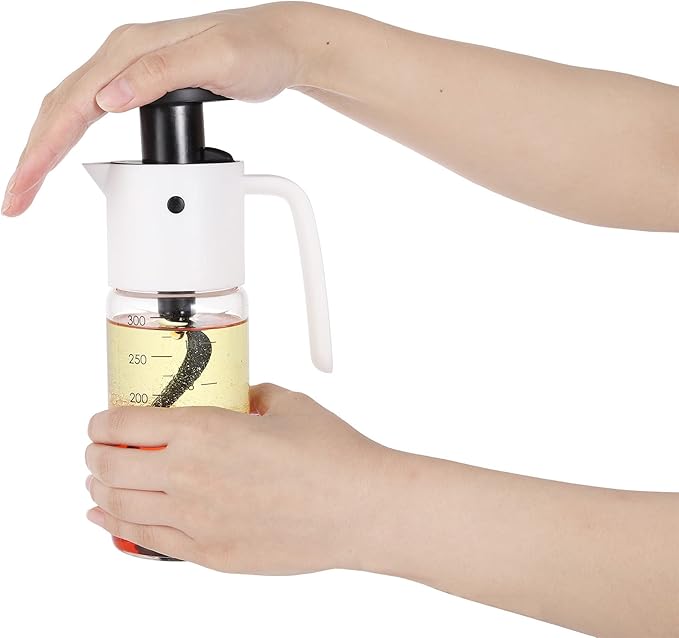 RSVP International Kitchen Accessories Collection Oil & Dressing, Mixer, 1.25 Cup Capacity, Glass Bottom (Pack of 2)