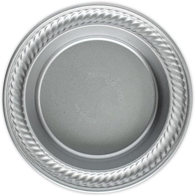 Nordic Ware Naturals Compact 5-Inch Pie Pan - Natural Uncoated Aluminum,Toaster Oven, Counter Ovens, Air Fryer and Broiler Safe, Personal Size