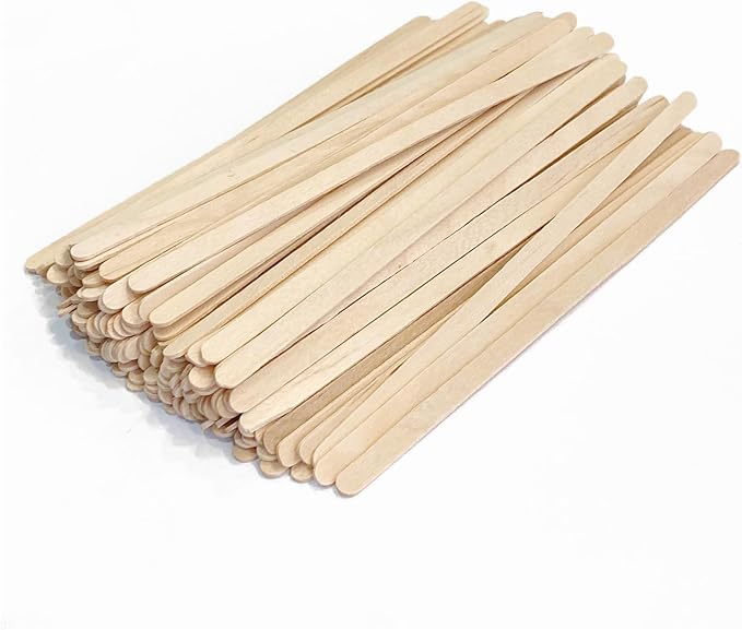 KTOJOY 5.5inch Wooden Coffee Stirrers, 1000 Count Disposable Stir Sticks for Coffee & Cocktails, Wooden Beverage Mixer with Smooth Ends, Swizzle Drink Sticks