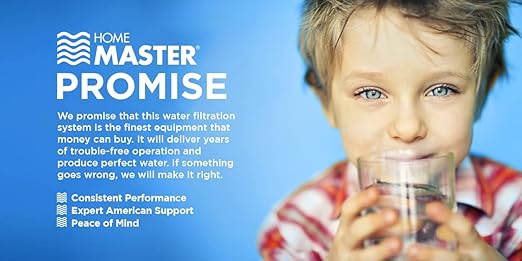 Home Master TMJRF2 Jr F2 Multi-Stage Countertop Water Filter System, 500 gallon Replaceable, Filters Fluoride Chlorine Chemicals Pesticides and more up to 93%