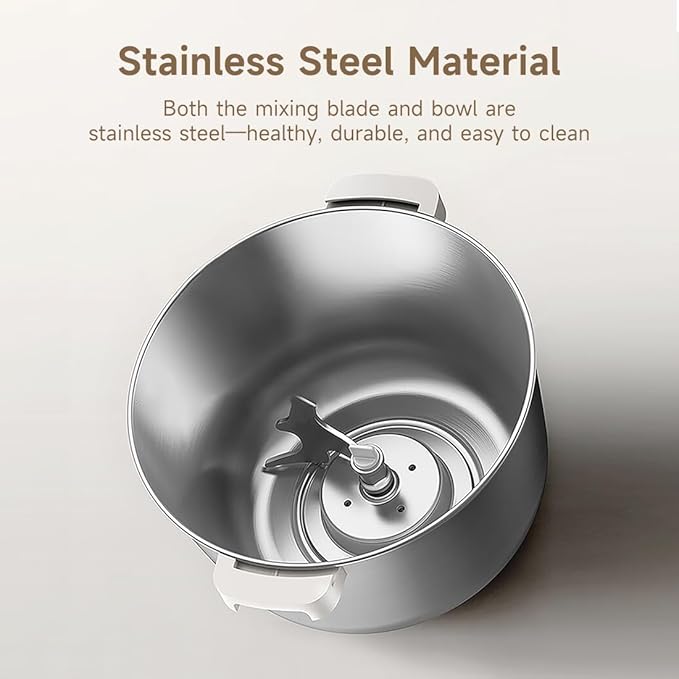 Joydeem Electric Dough Maker with Ferment Function, 5.3Qt Dough Mixer Machine, Perfect for Bread Pizza Roti Dumpling Dough & Sourdough, HMJ-A501