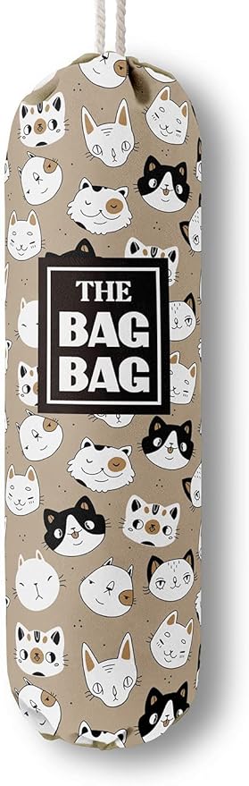 Funny The Bag Bag, Grocery Bags Holder Organizer For Shopping Bags, Wall Mount Plastic Bags Storage Container Dispensers, Gift For The Preferred Family And Friends