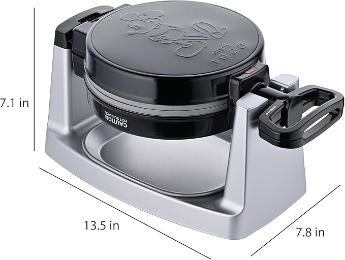 Mickey Mouse Waffle and Donut Maker with 3 Sets of Removable Nonstick Ceramic Plates