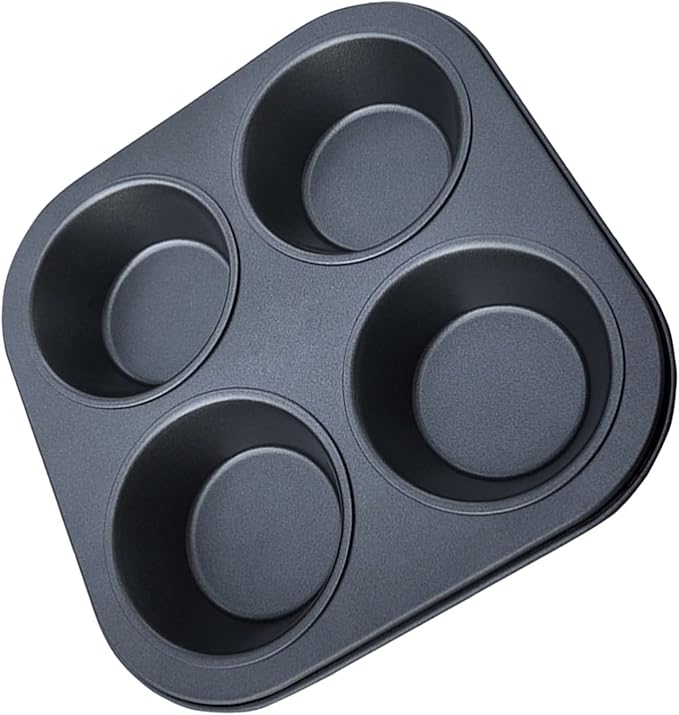 Cake Tin， Non-Stick Cake Mould, Baking Tools Baking Mold,Cake Mould,Baking HUANGXING - Muffin Cake Molds 4 Grids Oven Baking Tray Cupcake Non-Stick Baking Cups Baking Mold Fit for Home Pans