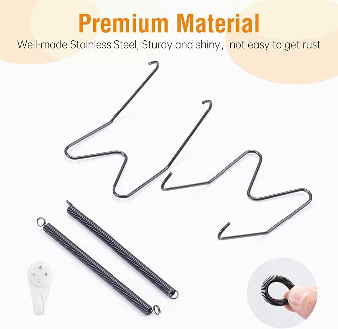 Bilillo 6 Pack Plate Hangers for The Wall, Suitable for 10''-14'' Decorative Plate,Invisible Heavy Duty Wire Plate Holder with Wall Hooks, Plate Hangers for Displaying Plates, Platter, Dish (Black)