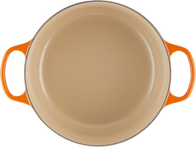 Le Creuset Enameled Cast Iron Signature Round Dutch Oven, 5.5 qt., Flame