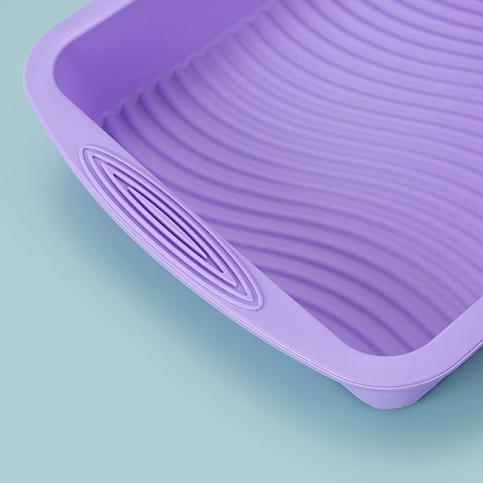 Silicone Baking Tray Silicone Mold Sets Muffin Cup Toast Baking Pan Diy Cake Mold Bakeware Cake Decoration Accessories 6Pcs Set Gray