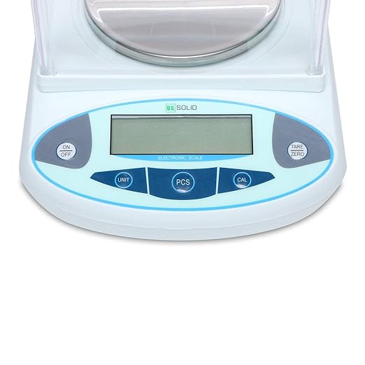 U.S. Solid Digital Precision Analytical Balance 500g x 0.01g, High Precision Electronic Scale for Laboratory, Jewelry, Industrial Use