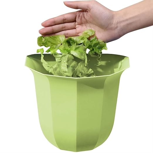 Hanging Trash Can, Kitchen Garbage Bin Waste Bins, Wall Mounted Waste Bin Over The Cabinet Door Trash Can Small Kitchen Trash Cans Household Storage Box for Cabinet Doors (Color : B)