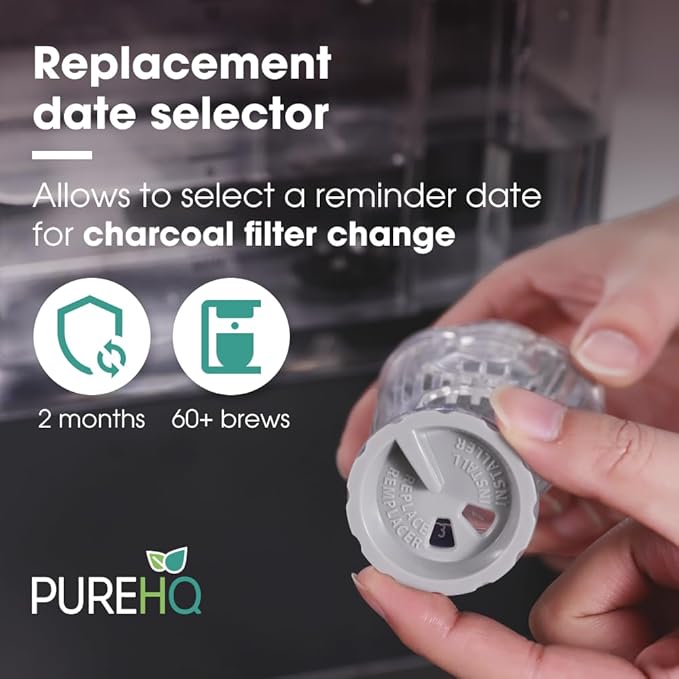 Keurig Filter Replacement Starter Kit - Water Filters for Keurig K-Classic, K-Supreme, K-Express, K-Elite, K-Select, K-Slim 2.0 Coffee Maker - Includes Tall Handle Filter Holder and 3-Pack Cartridges