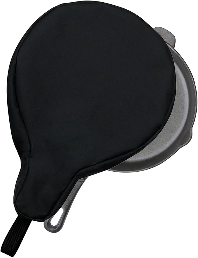 Cast Iron Skillet Bag, Fits 8/10/12 In Skillets Waterproof Camping Cast Iron Skillet Travel Carry Bag, Heavy Duty Skillet Pan Bag for Outdoors(2pcs)