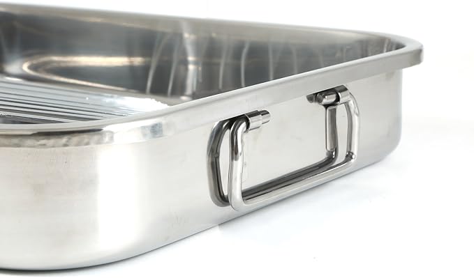 ExcelSteel 594 Roasting Pan, Stainless