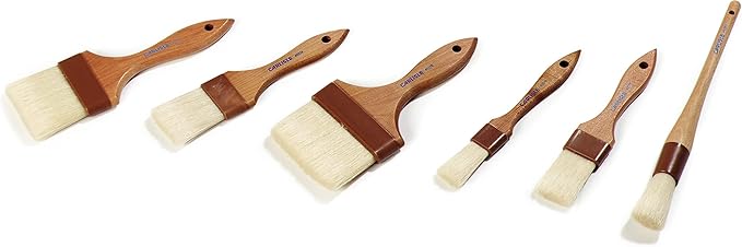 SPARTA Chef Series Basting Brush, Flat Boar Bristle Pastry Brush for Cooking and Baking, 1.5" Wide, 1 Count