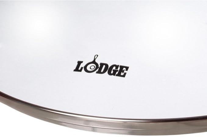 Lodge Pre-Seasoned Cast Iron Skillet with Assist Handle Holder, 12", Red Silicone & Tempered Glass Lid (12 Inch) – Fits 12 Inch Cast Iron Skillets and 7 Quart Dutch Ovens