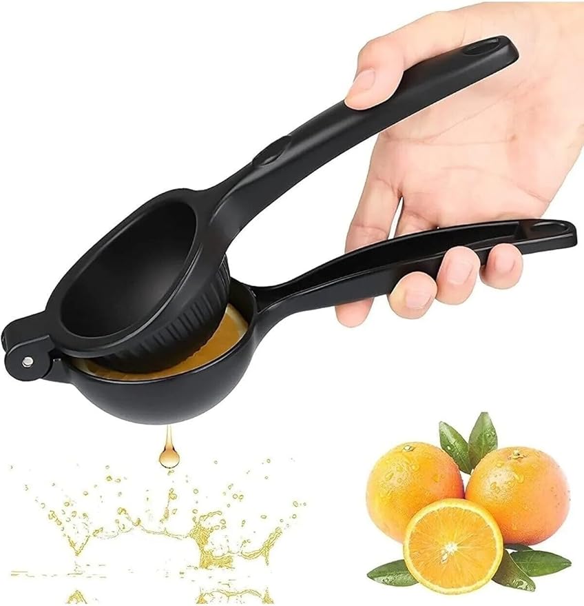 Citrus Juicer Manual Orange Squeezer Heavy Duty Cast Iron Lemon Press for Juice, Easy to easy to wipe, Solid Metal Reamer