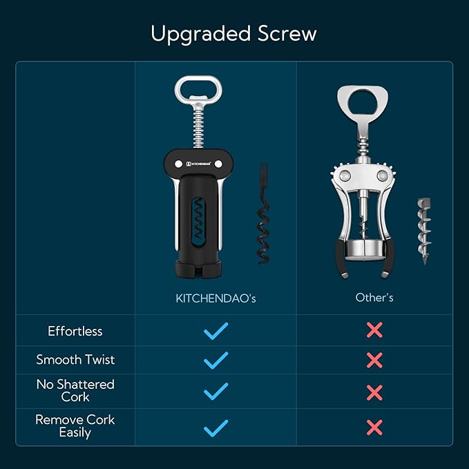Wine Aerator Pourer and Wing Corkscrew Wine Bottle Opener