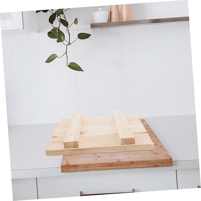 Mikinona Wooden Tofu Press Maker Tofu Making Mold Wood Press Board for Cheese Mold Water Squeezer