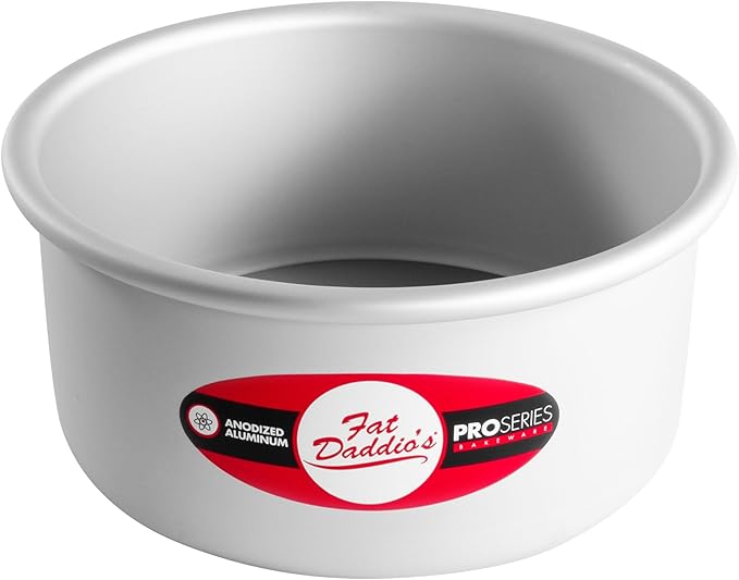Fat Daddio's PCC-63 Round Cheesecake Pan, 6 x 3 Inch, Silver