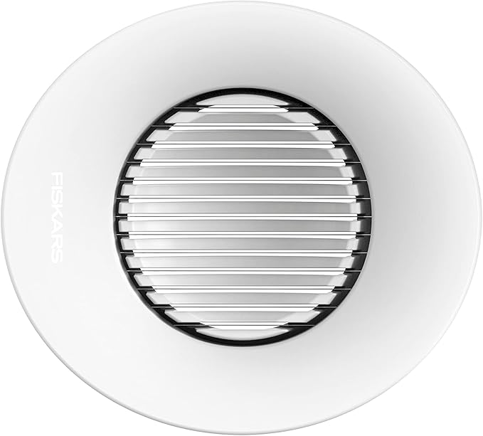 Fiskars Egg Slicer, Synthetic Material/Stainless Steel, 13.3 x 12 x 4.2 cm, Functional Form, White, 1016126