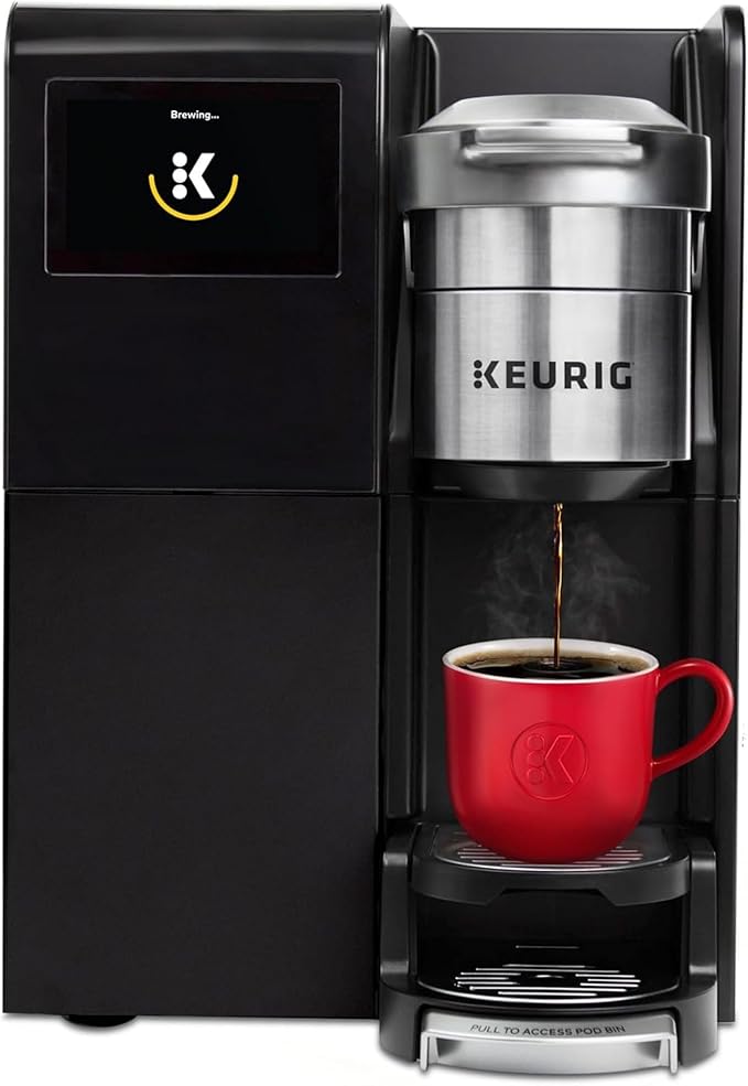 Keurig K-3550 Large Business Single Serve Coffee Maker, Plumbed, Silver/Black