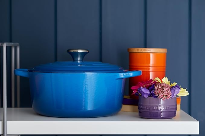 Le Creuset Enameled Cast Iron Signature Round Dutch Oven, 9 qt., Marseille