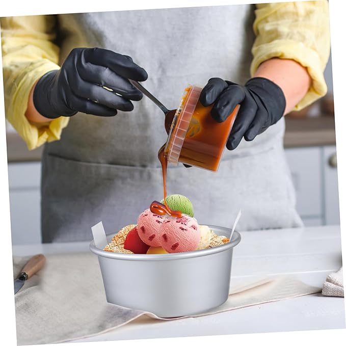 6-Inch Cake Tin Set Parchment Liners Nonstick Baking Molds for Cakes for Oven Use for Home Bakers