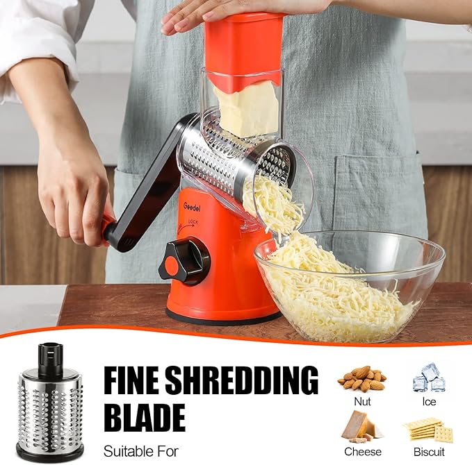 Cheese Grater and Mandoline Slicer Bundle