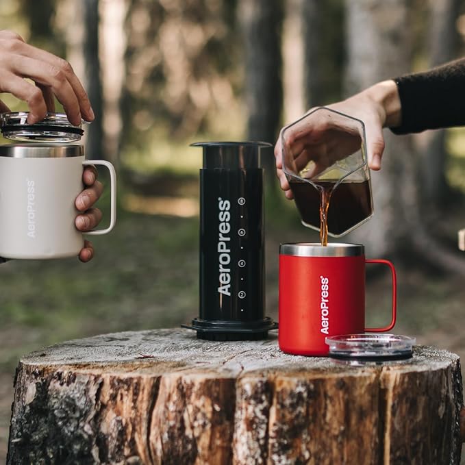 AeroPress XL 316 Stainless Steel Reusable Filter, Durable Metal Coffee Filter, Sustainable, Eco-Friendly, Travel-Friendly, Fits XL Size AeroPress Manual Coffee Makers