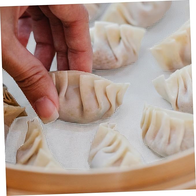 10pcs Silicone Dehydrator Sheets Food-grade Mesh Tray Liners for Even Drying Reusable and Non-stick for Dehydrators Ovens and Microwaves
