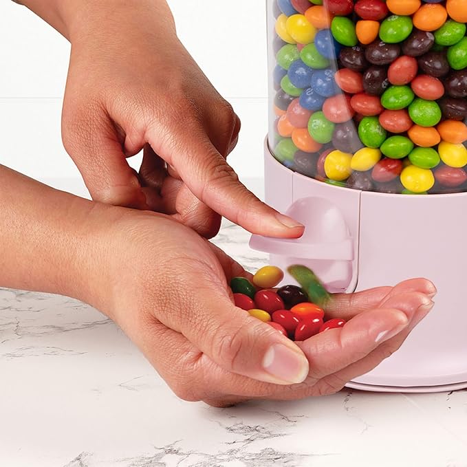 The Original Triple Candy Machine, Fun Candy and Nut Dispenser Pink
