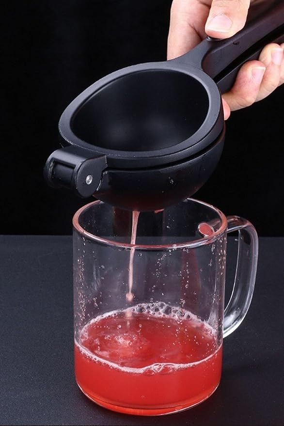 Manual Citrus Juicer Professional Cast Iron Orange Squeezer Heavy Duty Hand Press for Maximum Juice Output, Effortless Use