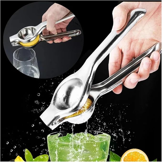 Manual Juicer Hand Press Lemon Squeezer Stainless Steel Manual Juicer Processor Kitchen Accessories Juice Fruit Pressing Citrus Orange Press