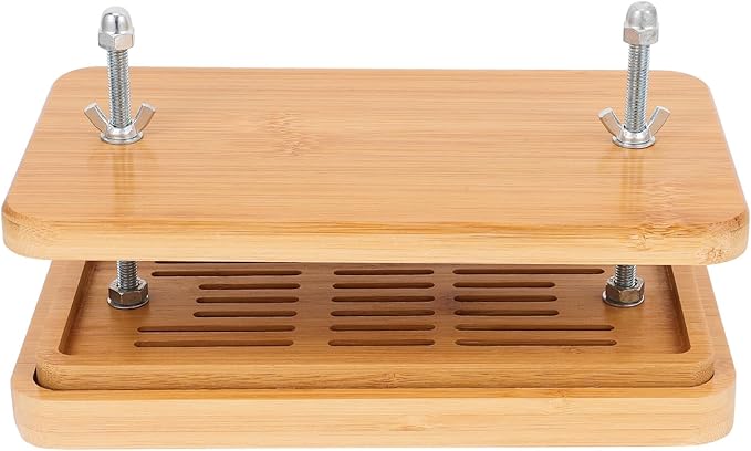 Tofu Press Mold 3-layer Drip Tray 26x15cm Tofu Making Tool Natural Food Strainer for Kitchen Use