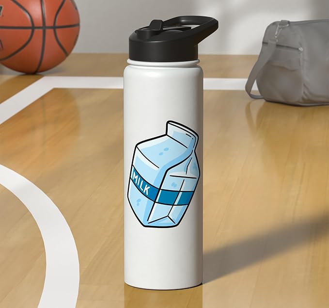 Milk Carton Dairy Lover Stainless Steel Insulated Water Bottle