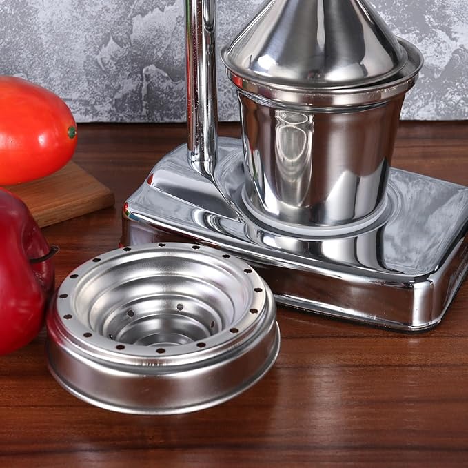 Manual Juicer Extractor Fruit and Vegetable Press Hand Press Squeezer Stainless Steel No Power Needed
