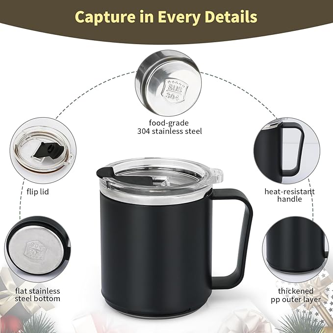 VOBAGA Coffee Mug Warmer &15oz Mug Set for Desk, Smart Coffee Cup Warmer for Office Home with 5 Temp Settings, Coffee Warmer with 2-12H Auto Shut Off, for Candles Coffee Cocoa Milk, Coffee Accessories