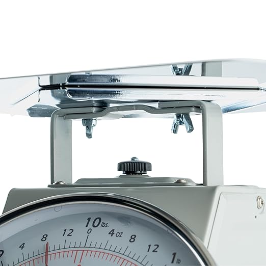 Winco Analog Receiving Scale with Dial, 8"