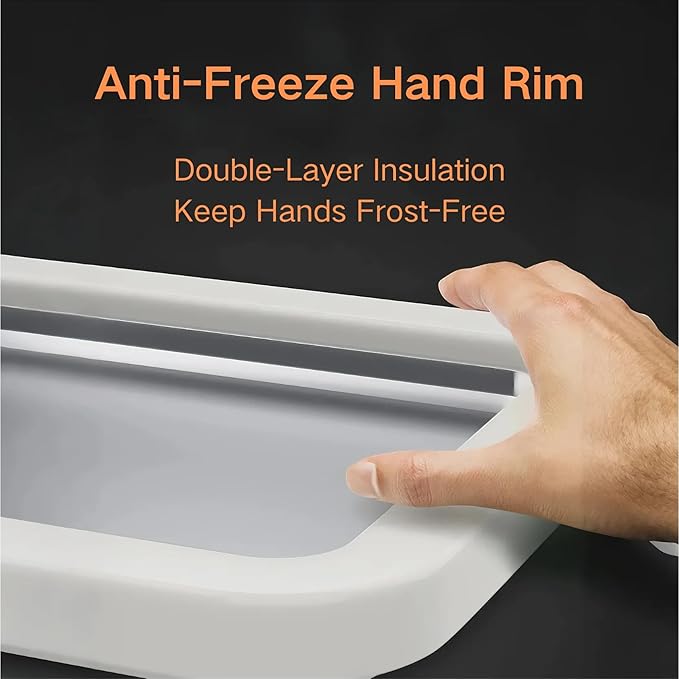 Ice Cream Roll Maker Rolled Ice Cream Machine, Sweet Spot Pan, Instant Cold Plate, Ideal for Making Rolled Ice Cream Soft Serve Slushies Frozen Yogurt Sorbet and Gelato (Milk White)