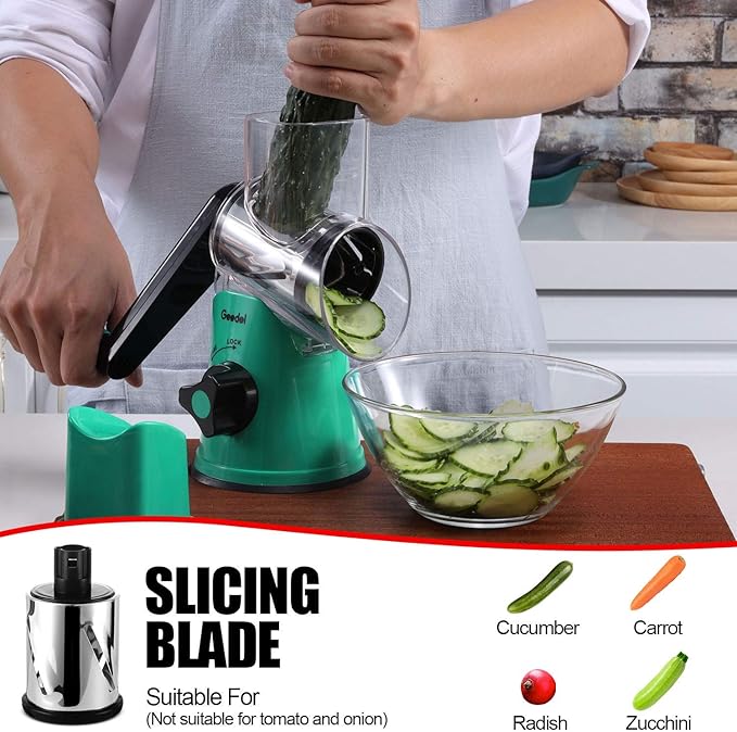 Cheese Grater and Mandoline Slicer Bundle