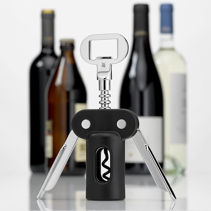 WMF Clever & More Corkscrew with arms, Black