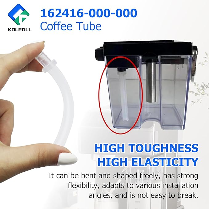 162416-000-000 Coffee Tube Compatible with Mr Coffee Espresso Maker BVMC-ECMP1000 BVMC-ECMP1000-RB BVMC-ECMP1102 BVMC-ECMP1106