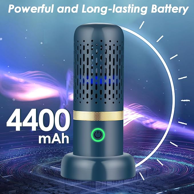 Cudinham Fruit and Vegetable Purifier Cleaner Washing Machine Upgraded Capsule Shape Disinfection OH-ion Purification Technology for Cleaning Veggie Grains Rice Meat Seafood, Blue Ocean