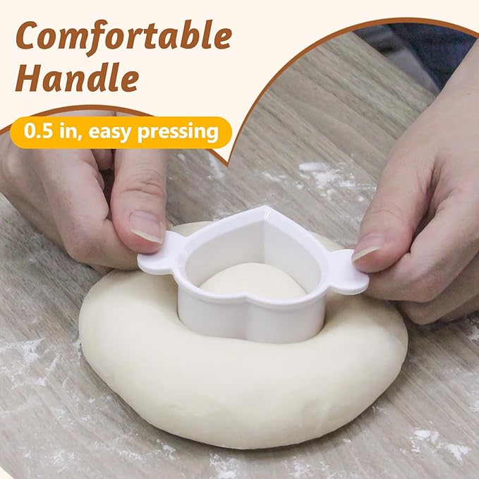 Cake Pop Mold Set with 8.7 Inch Double Tray, 1.75in Heart and Round Non-3D Printed Cake Pop Cutter and Pusher, Smooth and Easy Clean Surface, Baking Molds for Home Baking, Birthday Parties, Wedding
