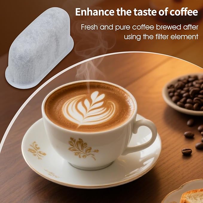8Pcs Replacement Coffee Filters Compatible with Drew Barrymore Coffee Maker, Coffee Filters for Beautiful Coffee Maker Charcoal Water Filters