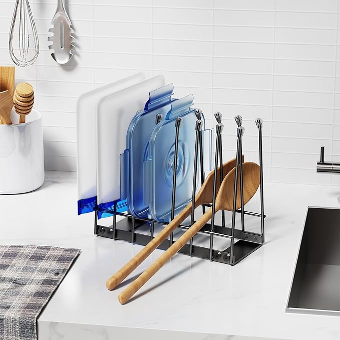 Reusable Bag Drying Rack, Foldable Metal Stand for Reusable Ziplock & Silicone Storage Bags, Rustproof Kitchen Dryer, Black