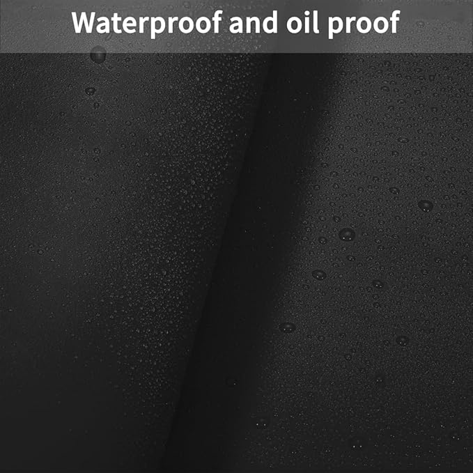 Dining Table Pad Protector - 36x90 Inch Waterproof Easy to Clean Can Conceal Flaws Protector The Table Top from Scratches Used for Dining (Black+Black 36x90)