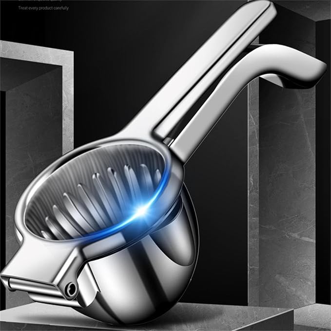 Hand Lemon Juicer, with Filter Manual Stainless Steel Large Capacity Lemonade Maker, Handheld Orange Press Juicer, for Limes Citrus Oranges Fruits Pomegranates