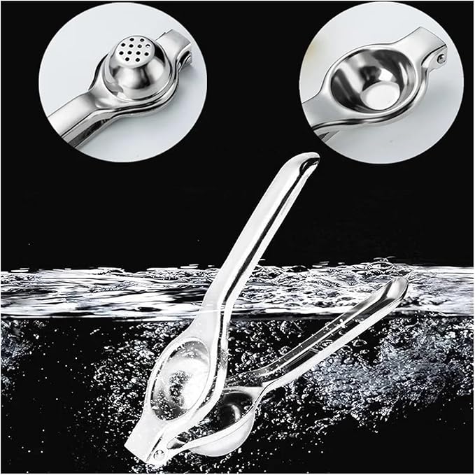 Stainless Steel Manual Juicer Processor Lemon Squeezer Orange Fruit Household Clip Pressing Kitchen Accessories(5PCS)
