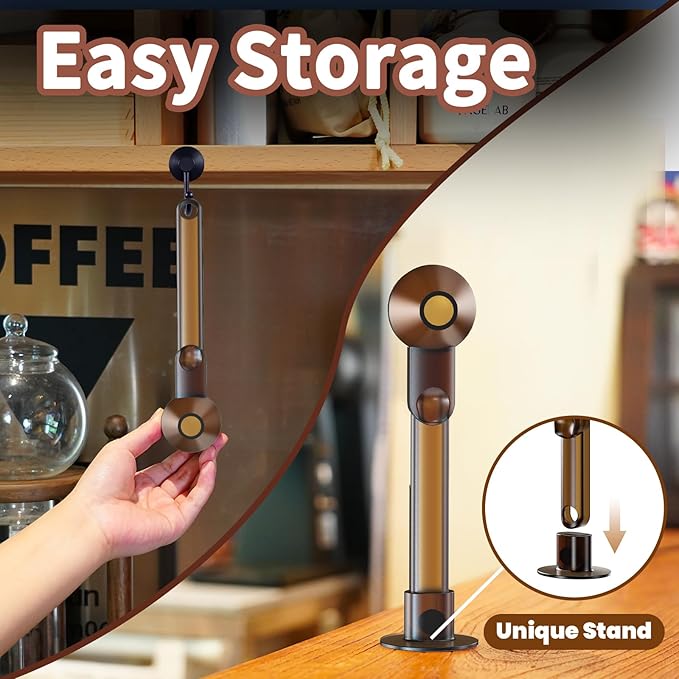 Coffee Scoop with Funnel for Ground Coffee, Protein Powder & Tea, for Reusable K Cup Refiller, 2TBSP Mess-Free, Funnel Design Prevents Spills (Translucent Brown, 2-Pack)