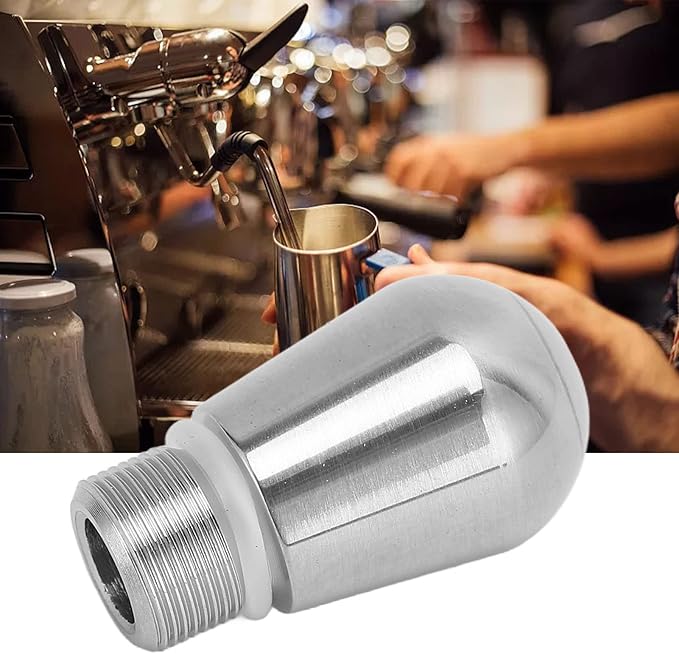 Coffee Maker Machine Steam Nozzle Tip Spout for 8 Series Coffee Machine Parts Accessories, 4 Hole Stainless Steel Replacement Coffee Maker Nozzle